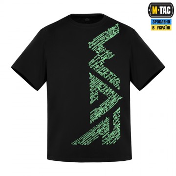 Футболка M-Tac WAR Cotton Hard, Black/Green