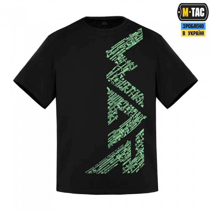 Футболка M-Tac WAR Cotton Hard, Black/White Футболка M-Tac WAR Cotton Hard, Black/White