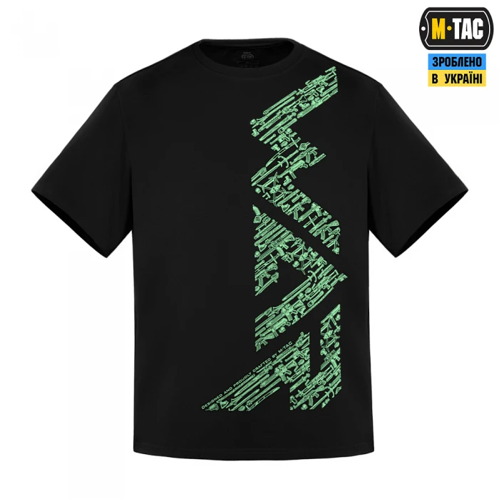 Футболка M-Tac WAR Cotton Hard, Black/Red Футболка M-Tac WAR Cotton Hard, Black/Red