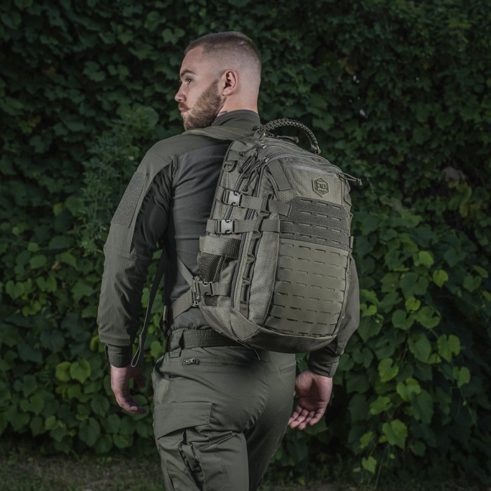 Рюкзак тактичний M-Tac Mission Pack Elite Hex 25L, Ranger Green Рюкзак тактичний M-Tac Mission Pack Elite Hex 25L, Ranger Green