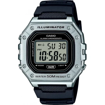 Годинник Casio Timeless Collection W-218HM-7AVEF, Silver & Black