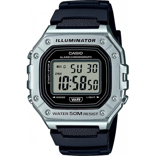 Годинник Casio Timeless Collection W-218HM-7AVEF, Silver & Black