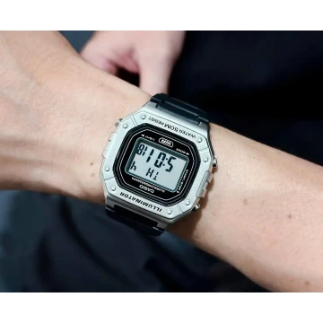 Годинник Casio Timeless Collection W-218HM-7AVEF, Silver & Black