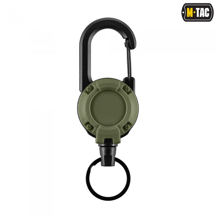 Тактический карабин со шнуром для ключей M-Tac, Olive Тактический карабин со шнуром для ключей M-Tac, Olive