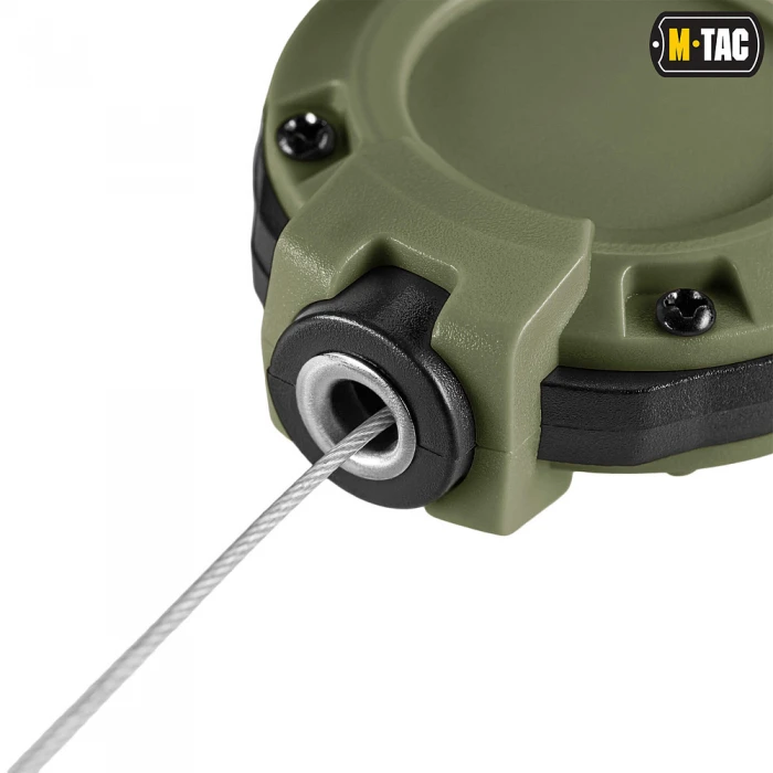 Тактический карабин со шнуром для ключей M-Tac, Olive Тактический карабин со шнуром для ключей M-Tac, Olive