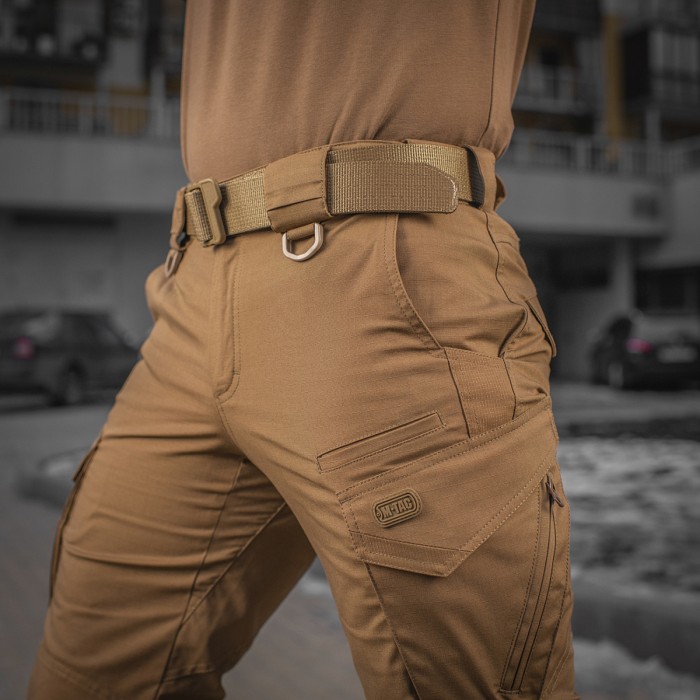 Штани тактичні демісезонні M-Tac Aggressor Gen II Flex, Coyote brown Штани тактичні демісезонні M-Tac Aggressor Gen II Flex, Coyote brown