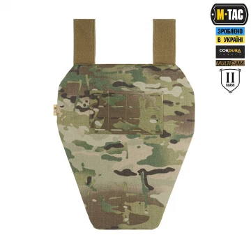 Фартух протиуламковий з балістичним пакетом 2 клас (FMS) M-Tac Laser Cut, MultiCam, XL