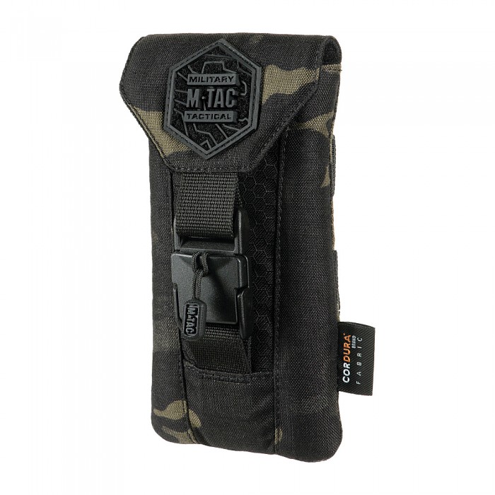 Подсумок для смартфона M-Tac Elite Medium Hex, Black MultiCam Подсумок для смартфона M-Tac Elite Medium Hex, Black MultiCam