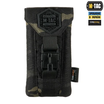 Подсумок для смартфона M-Tac Elite Medium Hex, Black MultiCam