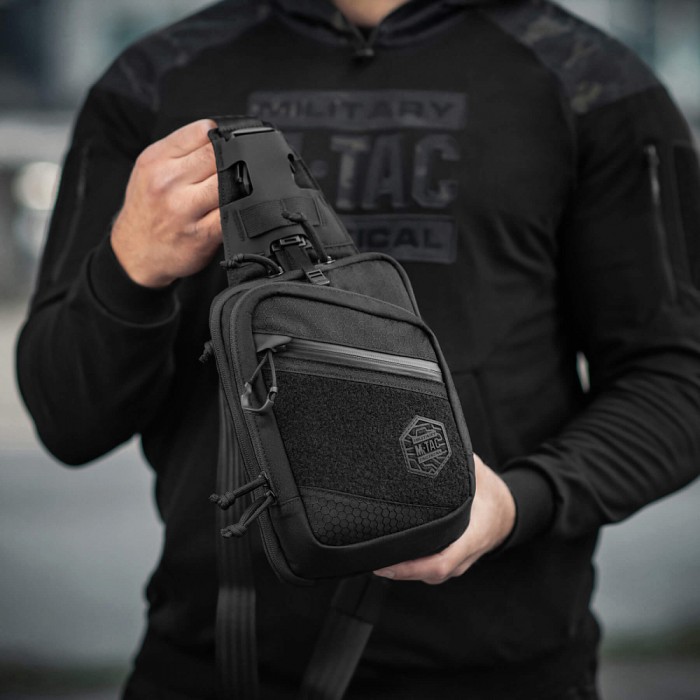 Сумка M-Tac Sling Pistol Bag Hex, Black Сумка M-Tac Sling Pistol Bag Hex, Black