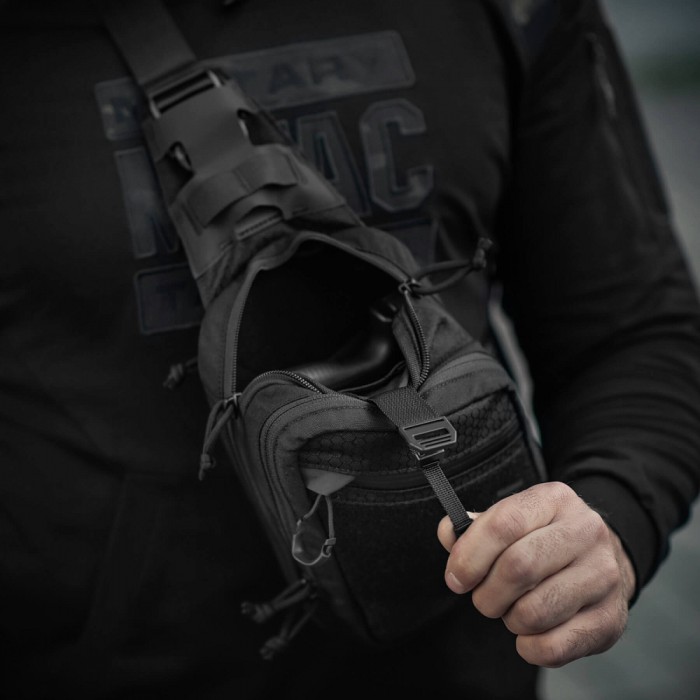 Сумка M-Tac Sling Pistol Bag Hex, Black Сумка M-Tac Sling Pistol Bag Hex, Black