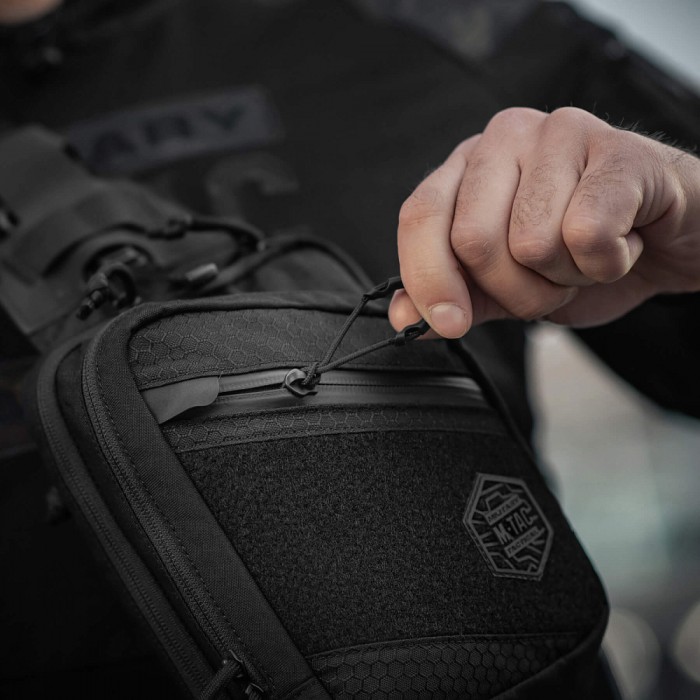 Сумка M-Tac Sling Pistol Bag Hex, Black Сумка M-Tac Sling Pistol Bag Hex, Black