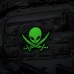 Нашивка M-Tac НЛО оператор GID, Black/Green