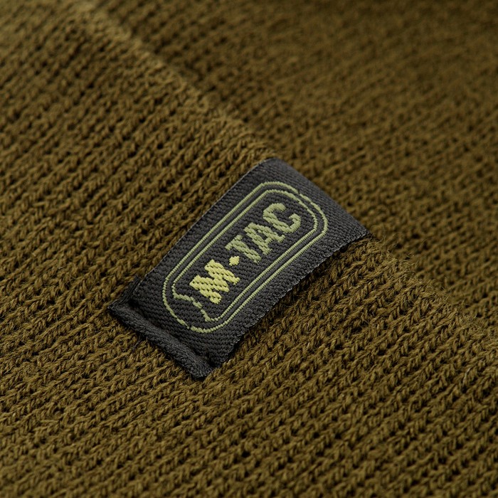 Шапка тонкая вязкая M-Tac 100% акрил, Black Шапка тонкая вязкая M-Tac 100% акрил, Black