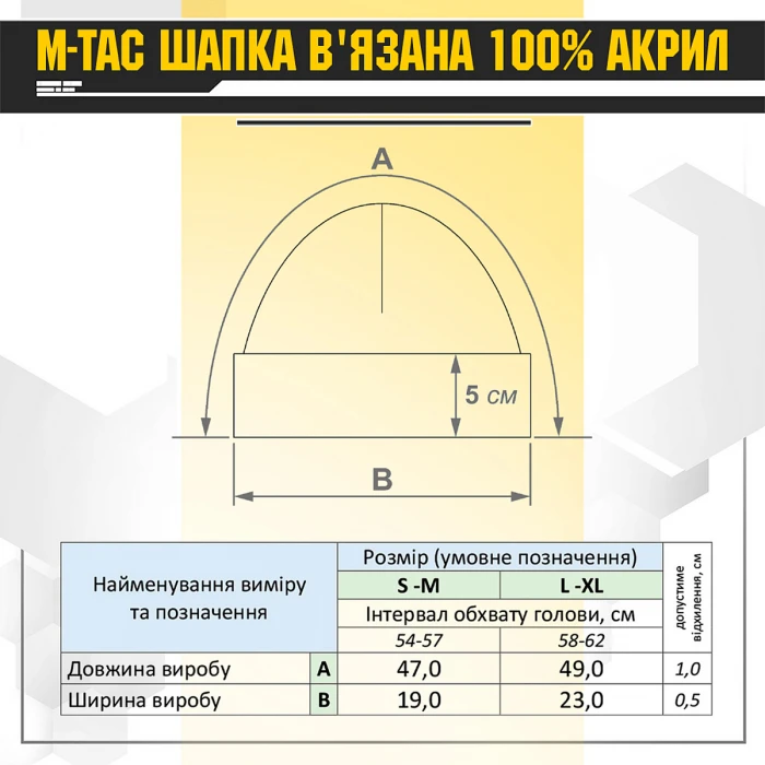 Шапка тонкая вязкая M-Tac 100% акрил, Dark olive Шапка тонкая вязкая M-Tac 100% акрил, Dark olive