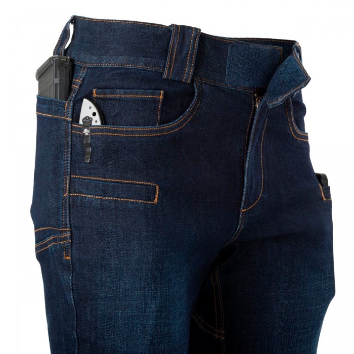 Джинси демісезонні Helikon Greyman Tactical Jeans Slim Denim Mid, Navy Blue, W30/L32 Джинси демісезонні Helikon Greyman Tactical Jeans Slim Denim Mid, Navy Blue, W30/L32