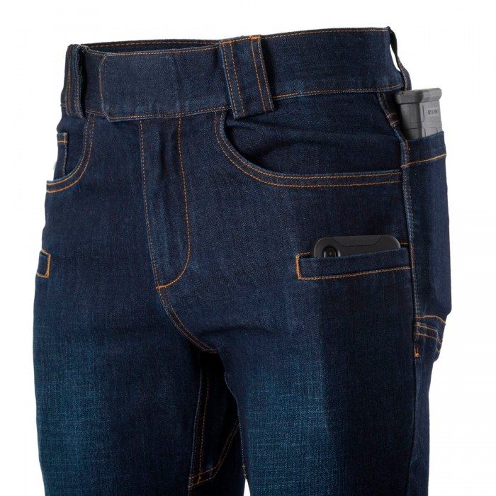 Джинси демісезонні Helikon Greyman Tactical Jeans Slim Denim Mid, Navy Blue, W30/L32 Джинси демісезонні Helikon Greyman Tactical Jeans Slim Denim Mid, Navy Blue, W30/L32