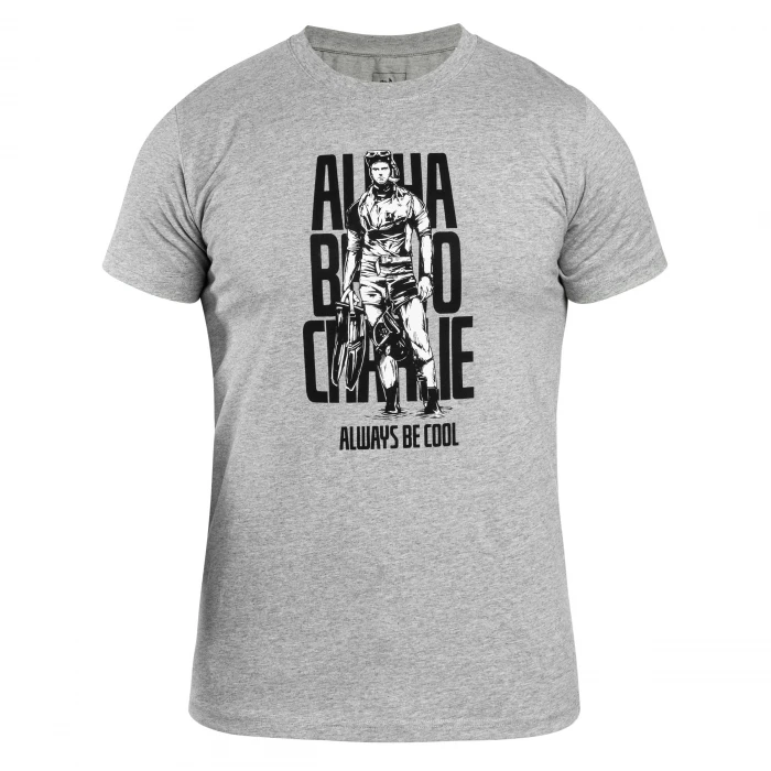 Футболка Helikon-Tex Alfa Bravo Charlie, Grey Футболка Helikon-Tex Alfa Bravo Charlie, Grey