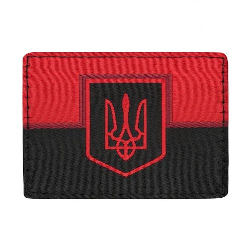 M-Tac нашивка Прапор Красно-черный с гербом (Жаккард)