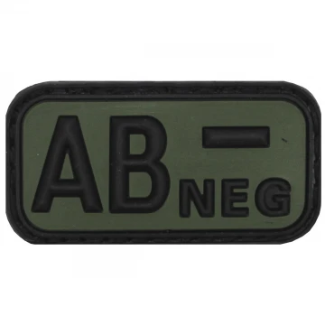 Нашивка группа крови AB(IV) Rh- Olive