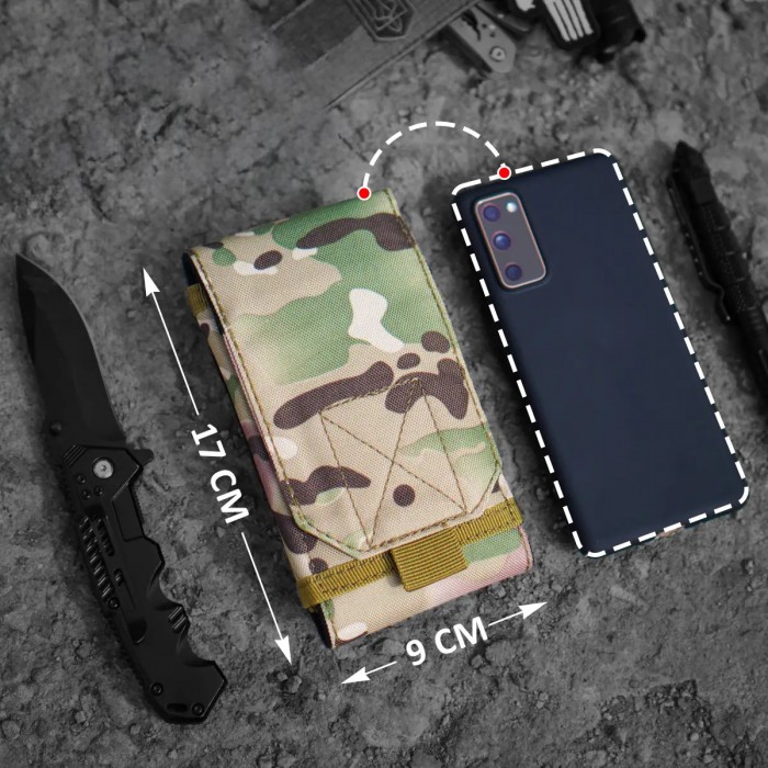 Подсумок для телефона Phone Pouch MOLLE Multicam Подсумок для телефона Phone Pouch MOLLE Multicam