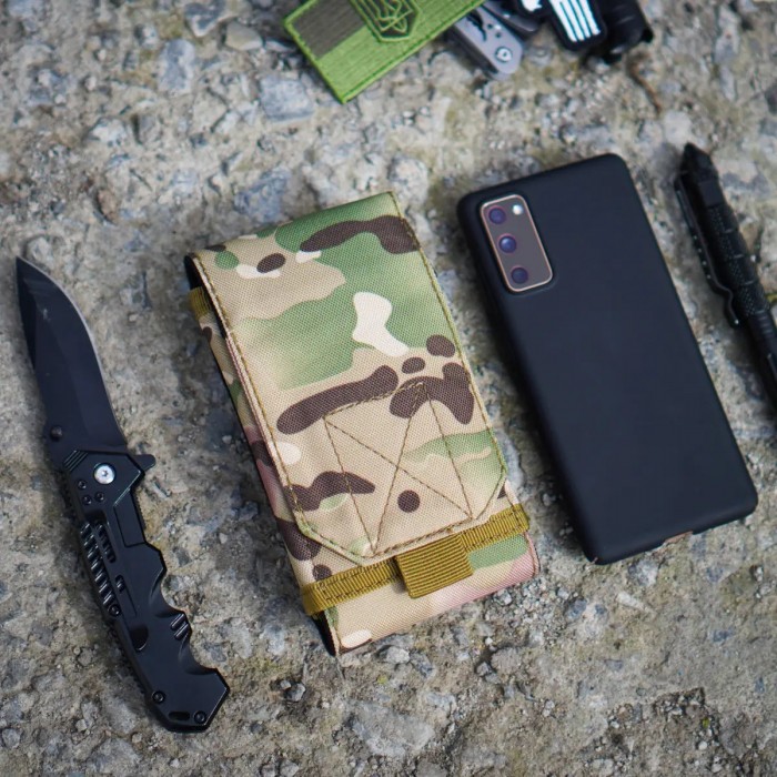 Подсумок для телефона Phone Pouch MOLLE Multicam Подсумок для телефона Phone Pouch MOLLE Multicam