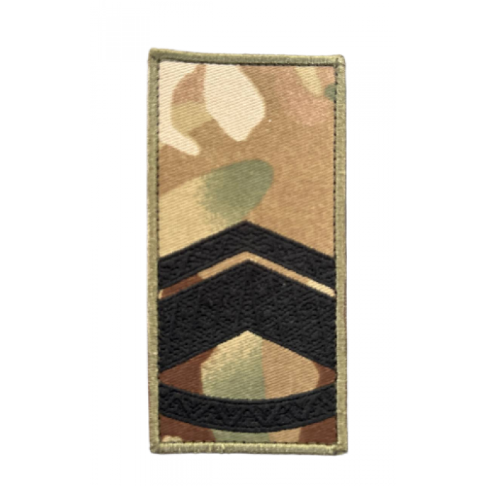 Погон нагрудный на липучке Мастер Сержант Мультикам, Multicam Погон нагрудный на липучке Мастер Сержант Мультикам, Multicam