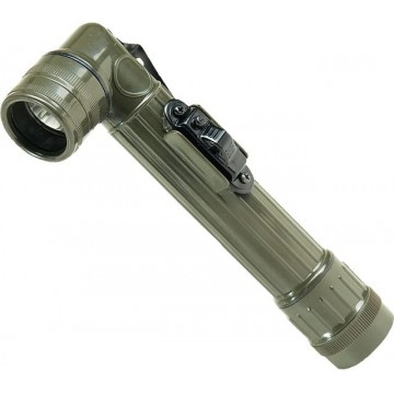 Тактичний світлодіодний ліхтар MIL-TEC LED Large Anglehead Flashlight Olive