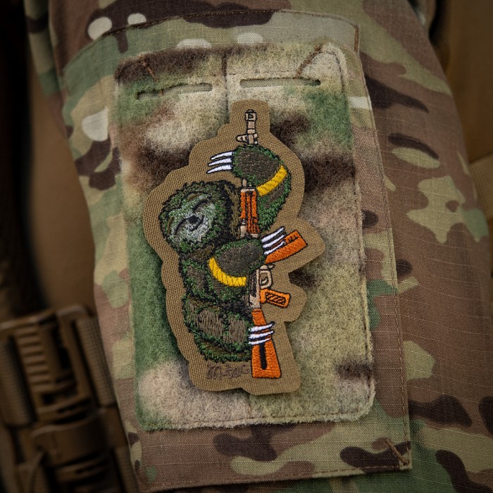 Нашивка M-Tac Ленивец, Coyote Нашивка M-Tac Ленивец, Coyote