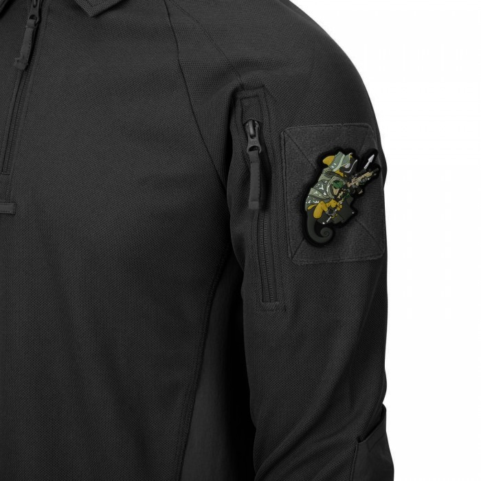 Боевая рубашка Helikon-Tex Range Polo Shirt Black Боевая рубашка Helikon-Tex Range Polo Shirt Black