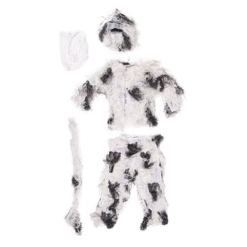 Костюм маскувальний Кікімора GHILLIE SUIT ′ANTI FIRE′ 4PC. Зимовий камуфляж, XL/XXL