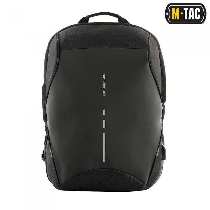 M-Tac рюкзак Urban Line Anti Theft Shell Pack Dark Grey/Black 21L Чорний, Black M-Tac рюкзак Urban Line Anti Theft Shell Pack Dark Grey/Black 21L Чорний, Black