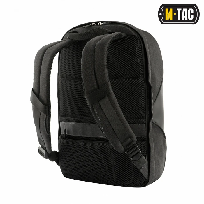 M-Tac рюкзак Urban Line Anti Theft Shell Pack Dark Grey/Black 21L Чорний, Black M-Tac рюкзак Urban Line Anti Theft Shell Pack Dark Grey/Black 21L Чорний, Black