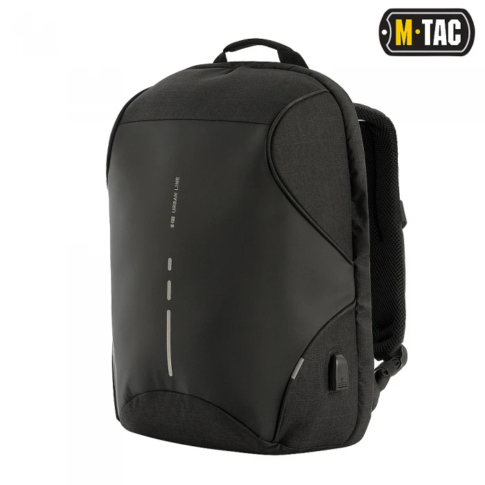 M-Tac рюкзак Urban Line Anti Theft Shell Pack Dark Grey/Black 21L Чорний, Black M-Tac рюкзак Urban Line Anti Theft Shell Pack Dark Grey/Black 21L Чорний, Black