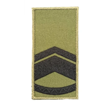 Погон нагрудный на липучке Мастер Сержант Олива, Olive