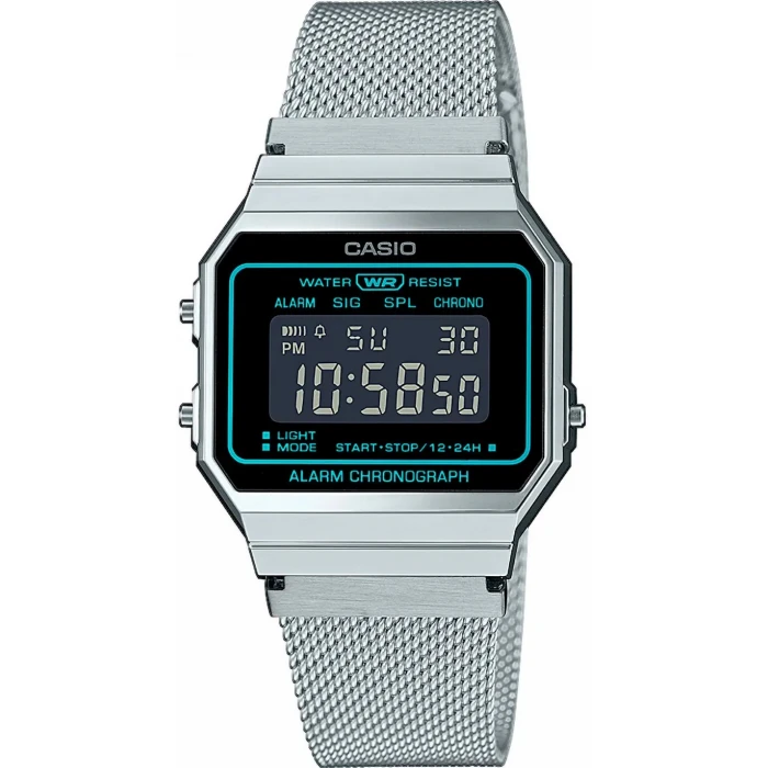 Часы Casio Vintage Iconic A700WEMS-1BEF, Silver Часы Casio Vintage Iconic A700WEMS-1BEF, Silver