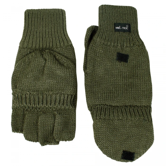 Рукавиці зимові утеплені MIL-TEC Hunting Olive Рукавиці зимові утеплені MIL-TEC Hunting Olive