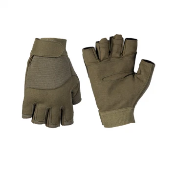 Рукавиці тактичні MIL-TEC Army Fingerless Gloves Olive, Olive