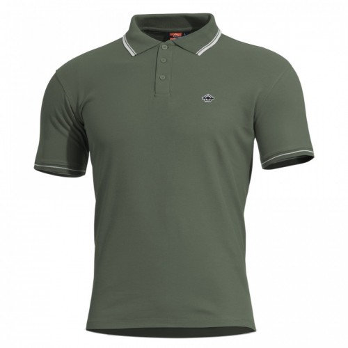 Футболка поло Pentagon «Aniketos» Stripes Camo Green, Olive