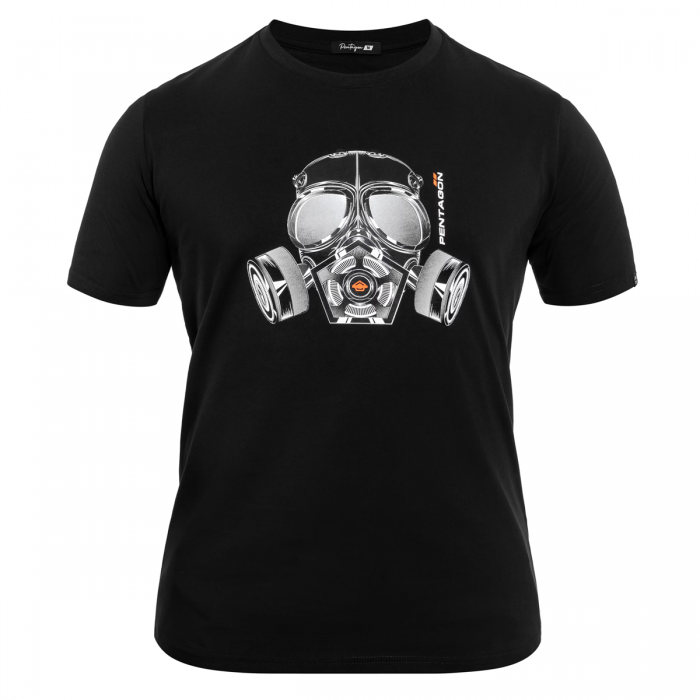 Футболка T-Shirt Pentagon "Gas-Mask" – Black Футболка T-Shirt Pentagon "Gas-Mask" – Black