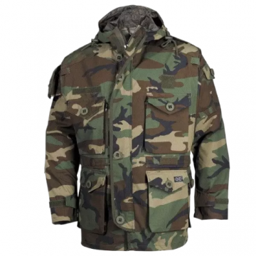 Куртка тактика Командос Ріп-Стоп Commando Jacket "Smock", Rip Stop, woodland M, Вудленд, M