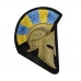 M-Tac нашивка Spartan Helmet UA (вишивка) Black
