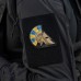 M-Tac нашивка Spartan Helmet UA (вишивка) Black