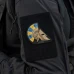 M-Tac нашивка Spartan Helmet UA (вишивка) Black