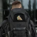 M-Tac нашивка Spartan Helmet UA (вишивка) Black