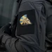M-Tac нашивка Spartan Helmet UA (вишивка) Black