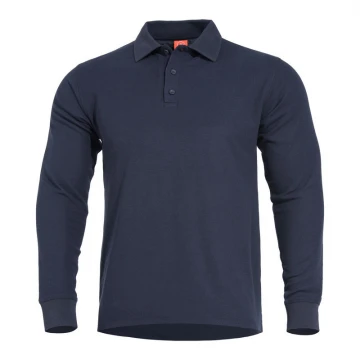 Поло с длинным рукавом Pentagon ANIKETOS Navy Blue