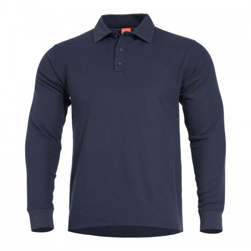 Поло с длинным рукавом Pentagon ANIKETOS Navy Blue