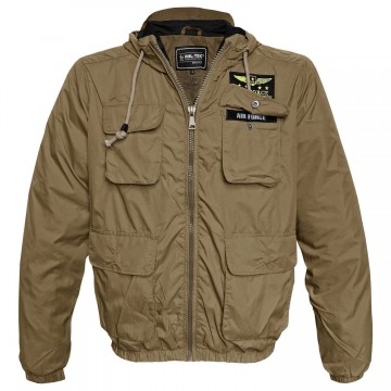 Куртка вітровка Mil-Tec AIR FORCE JACKET Койот, Coyote
