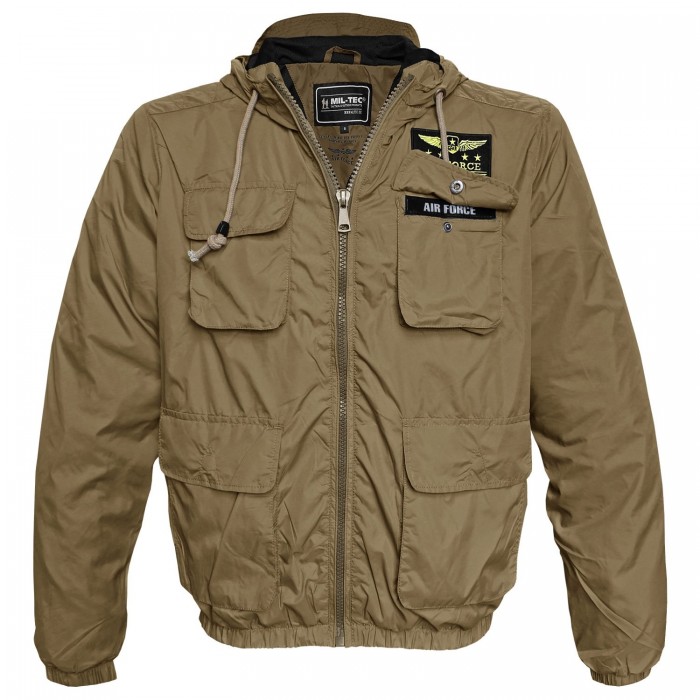 Куртка ветровка Mil-Tec AIR FORCE JACKET Койот, Coyote Куртка ветровка Mil-Tec AIR FORCE JACKET Койот, Coyote